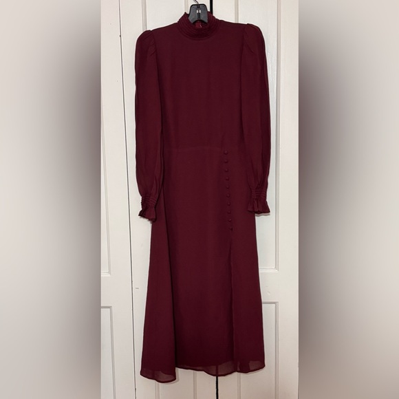 Reformation Stevie Dress in Plum - Picture 6 of 10